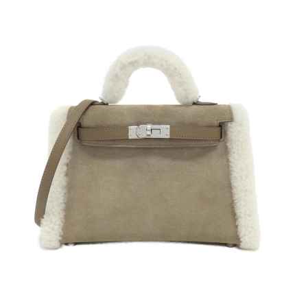 [New] HERMES Mini Kelly Plush MINI 084115CK Bag