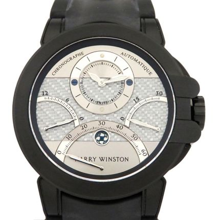 OCEACT44ZZ007 Ocean Tri Retro Chronograph Black Zarium | Introducing Harry Winston W135313