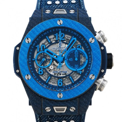 [USED]411.YL.5190.NR.ITI15 Big Bang Unico Italia Independent Blue World Limited 500 pieces | Introducing Hublot W203717