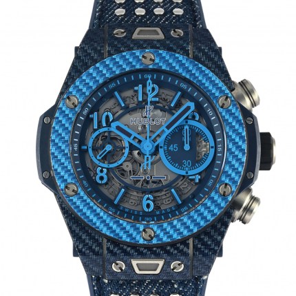 [USED]411.YL.5190.NR.ITI15 Big Bang Unico Italia Independent Blue World Limited 500 pieces | Introducing Hublot W225874
