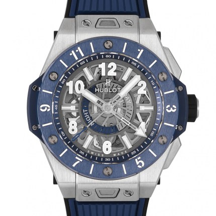 [USED]471.NL.7112.RX Big Bang Unico GMT Titanium Blue Ceramic | Introducing Hublot W227802