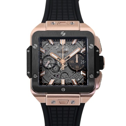 821.OM.0180.RX Square Banunico King Gold Ceramic | Introducing Hublot W230756