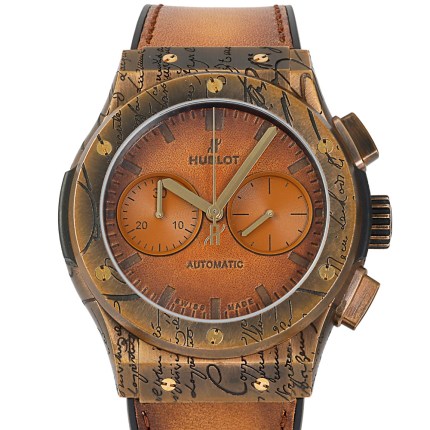 [USED]521.BZ.05IG.VR.BER19 Classic Fusion Chronograph Berluti Cold Gold World Limited 200 Pieces | Introducing Hublot W237618