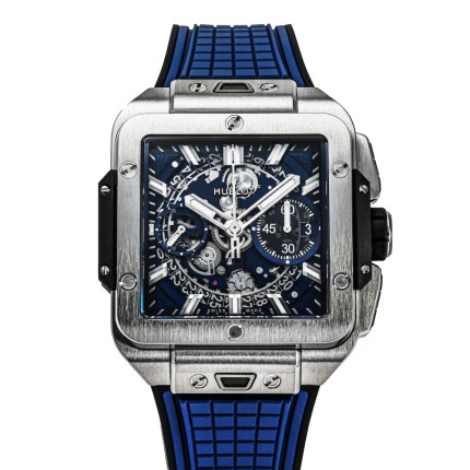 821.NX.5170.RX Square Van Unico Titanium Blue | Introducing Hublot W241940