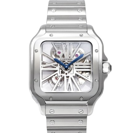 [USED]WHSA0007 Santos de Cartier Skeleton | Introducing Cartier W246497